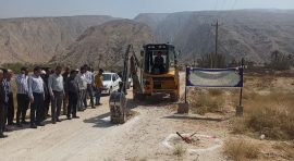 آغاز عملیات گازرسانی به روستای قلعه سید شهرستان مهر