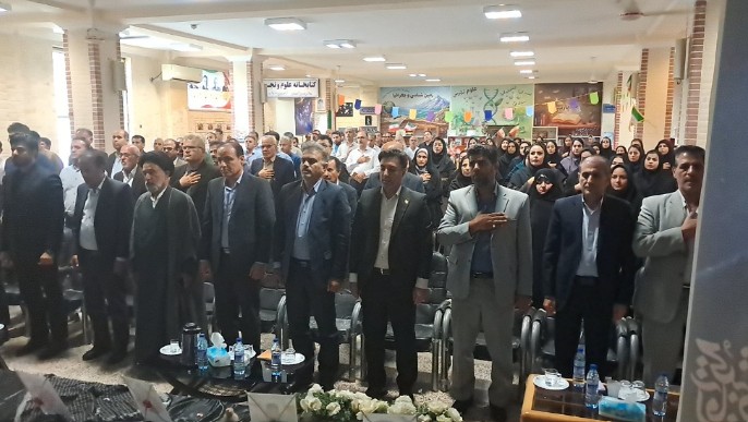 حضور مدیرکل آموزش و پرورش فارس در شهرستان مهر